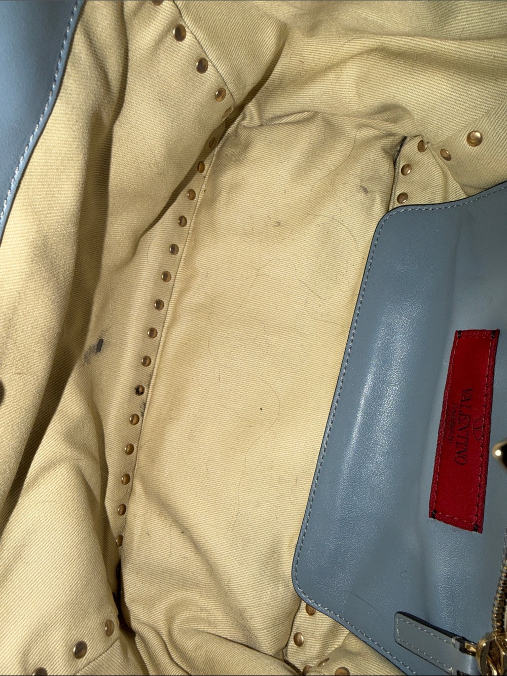 Valentino Small Rockstud Tote/Satchel - Picture 4 of 6